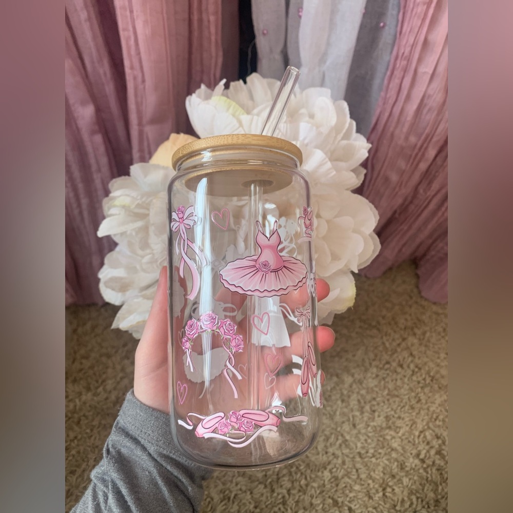 Ballerina Glass Cup 🩰